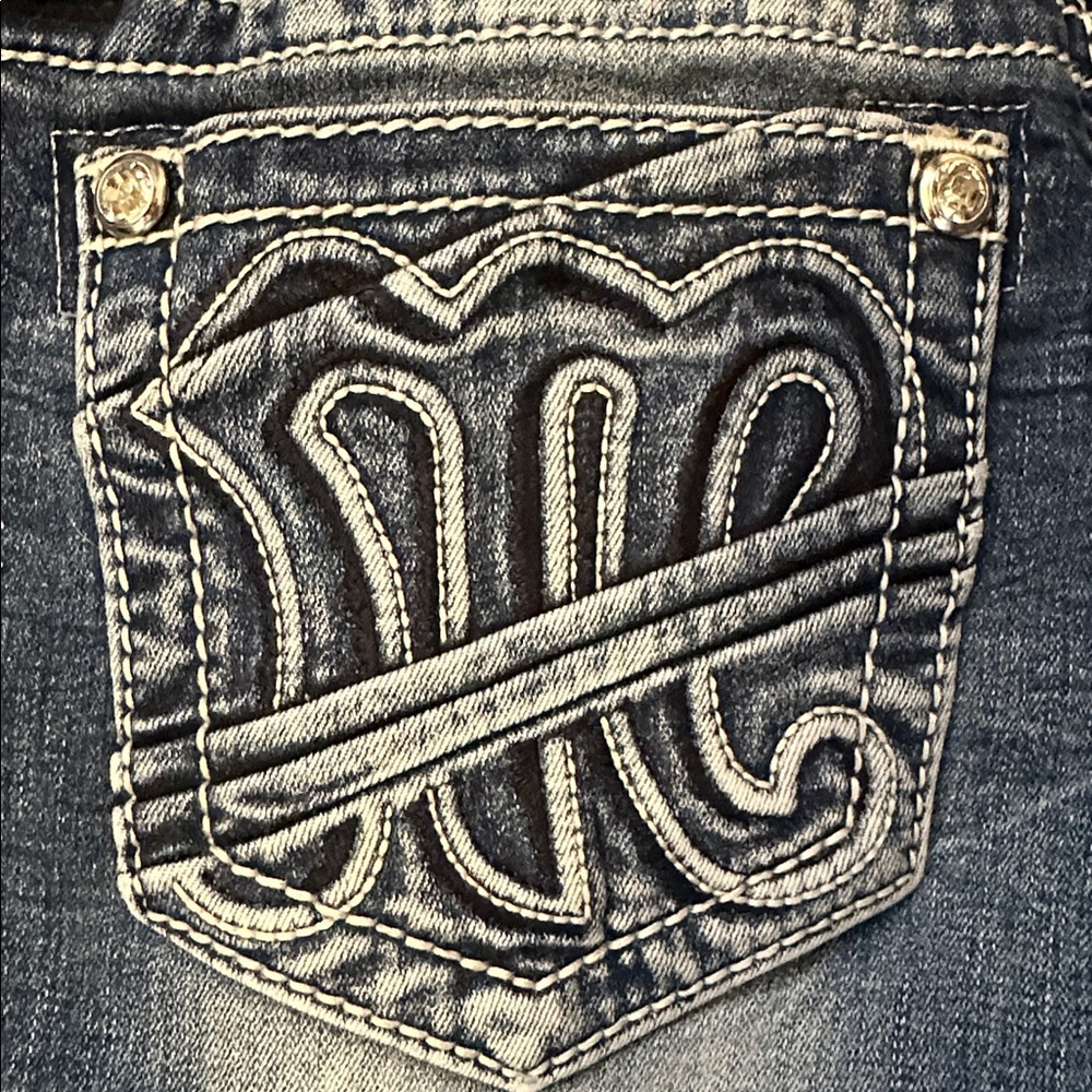 Miss Me Mid rise Boot cut jeans 26 X 32 - Picture 14 of 16